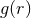 g(r)