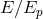 E ∕E p