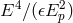 4 2 E ∕(𝜖E p)