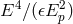 E4∕ (𝜖E2p)