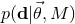 p(d |⃗𝜃,M )