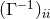 (Γ − 1)ii