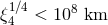 1∕4 8 ξ4 < 10 km