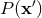 P (x ′)