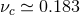 νc ≃ 0.183