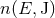 n(E, J)