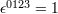 𝜖0123 = 1