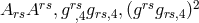 rs rs rs 2 ArsA ,g ,4grs,4,(g grs,4)