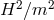 H2 ∕m2