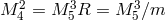 2 3 3 M 4 = M 5R = M 5βm