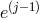 e(j−1)